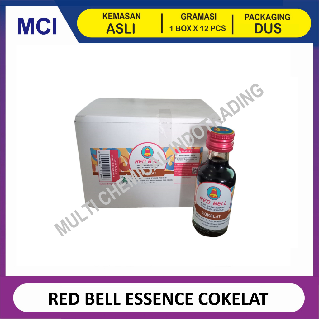 

RED BELL ESSENCE COKELAT COKLAT 30 ML - 1 LUSIN 12 PCS