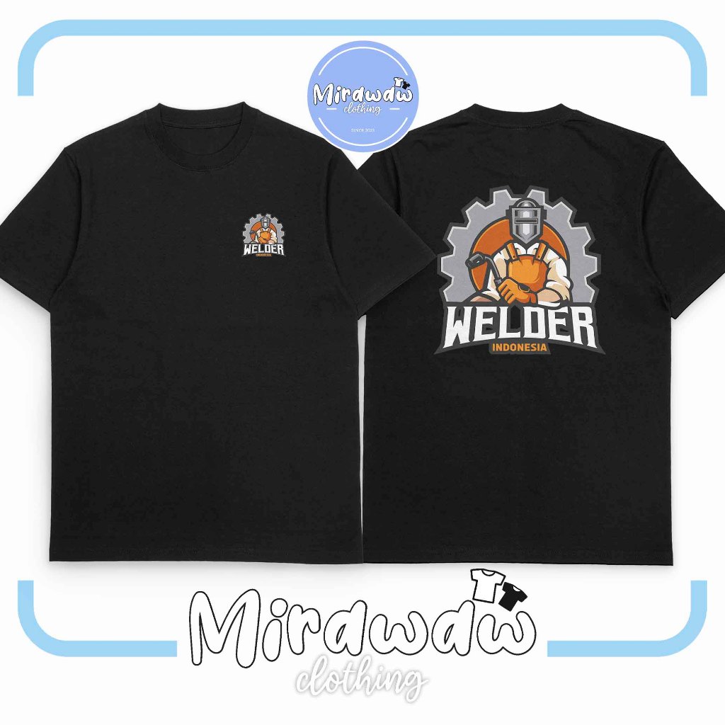 Kaos Welder Indonesia Tukang Las Baju Distro