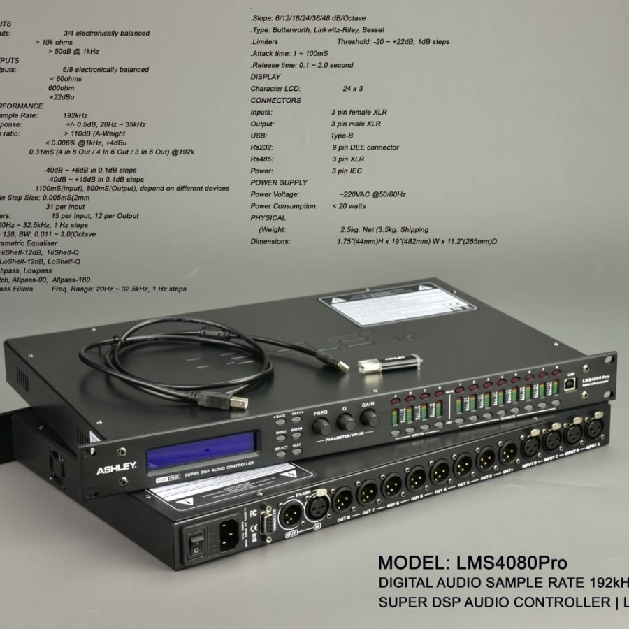 ASHLEY LMS4080PRO LMS 4080PRO MANAGEMENT ASHLEY LMS4080PRO LMS 4080PRO