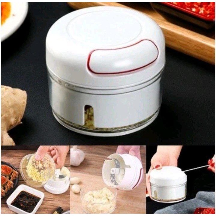 Blender Mini Manual Tarik -Pemotong bawang putih cabe gilling chop