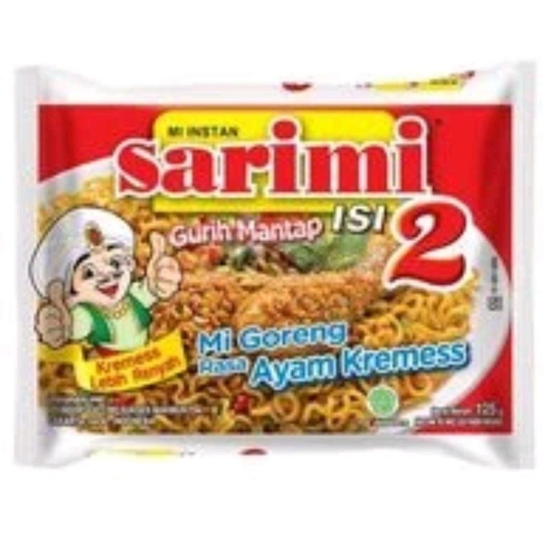

Sarimi Mie Instant Goreng Isi 2 Rasa Ayam Kremes Pcs