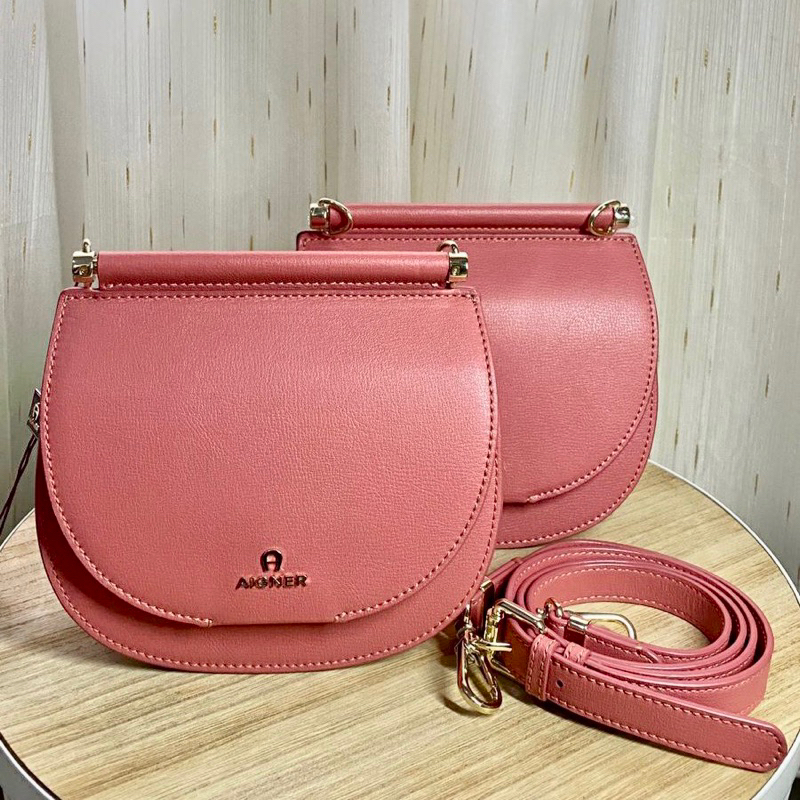 Aigner Diane Mini Crossbody Bag Dusty Rose