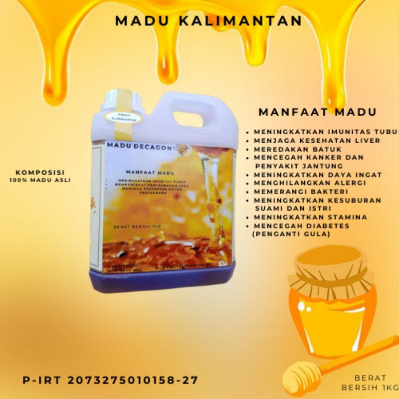 

Madu super kalimantan 100%madu asli . ukuran 1kg