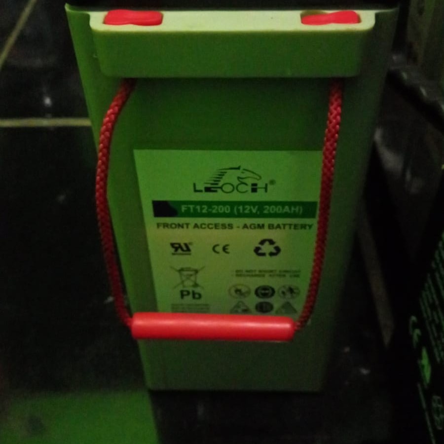 Baterai Leoch 200Ah 12V AGM VRLA BATTERY