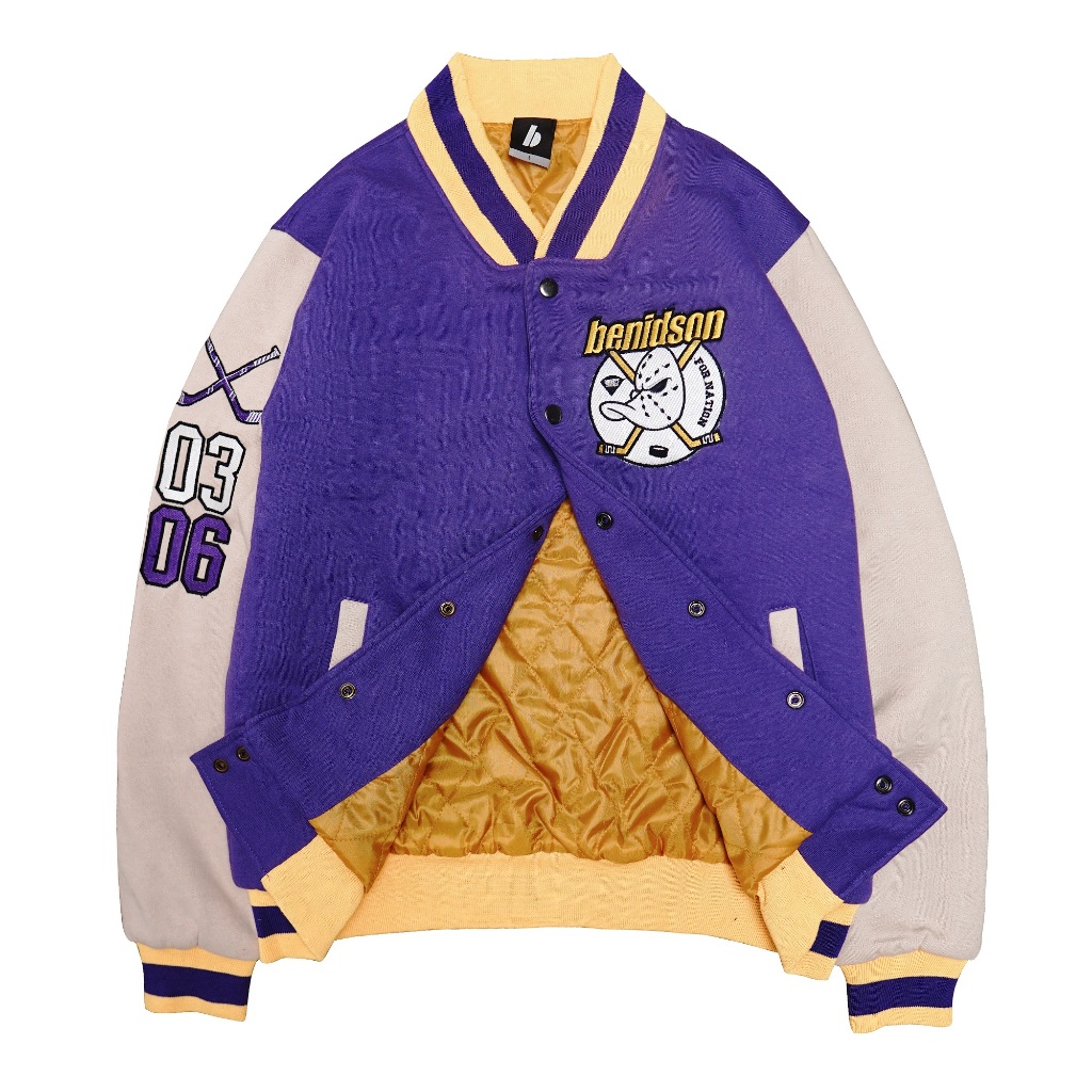 BENIDSON Varsity Jacket Mighty Duck