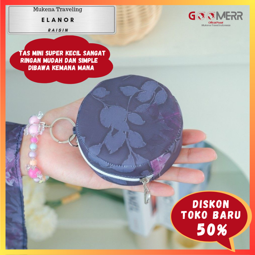 Mukena Parasut Korea Motif Traveling Mini Terkecil Dewasa Jumbo Terbaru Set Sajadah Genggam Premium 