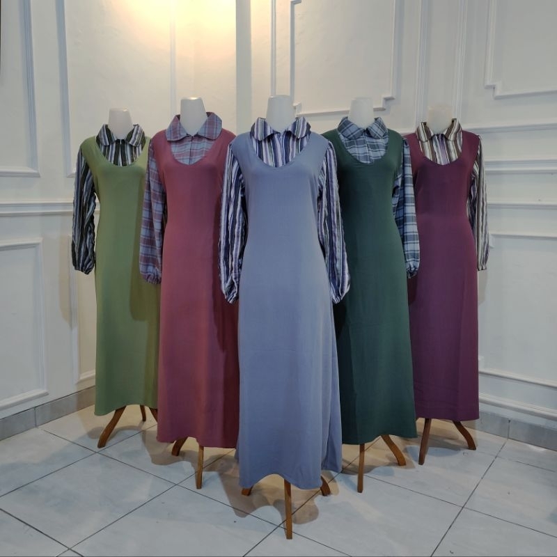 Gamis Kombinasi NurHD Collection