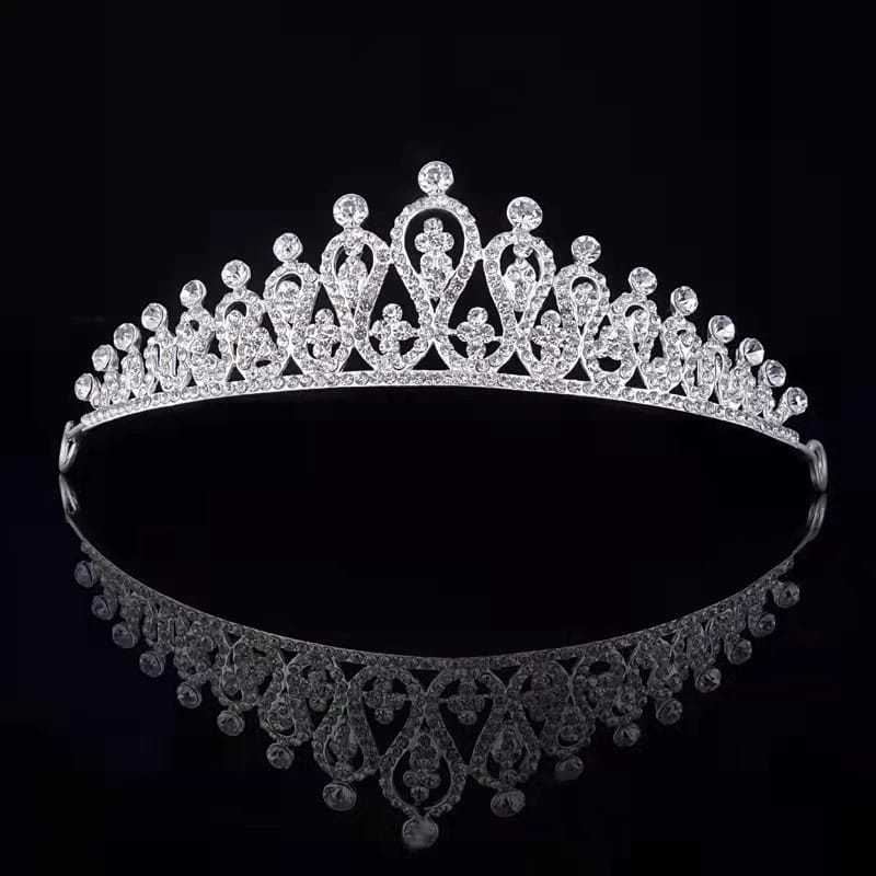 Mahkota Lilit - Mahkota Tiara Pengantin Murah - Mahkota Wisuda Simple - Aksesoris Kepala Pengantin