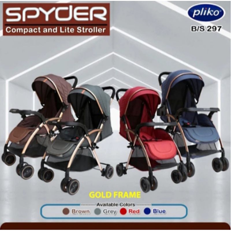STROLLER PLIKO SPYDER 297 / Stroller Bayi / kereta dorong bayi