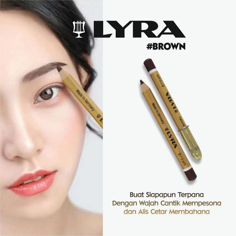PENSIL ALIS LYRA SIPAT MATA CELAK EYELINER / BROWN BLACK DARKBROWN