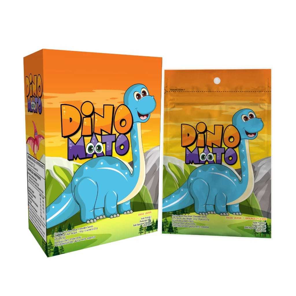 

DINO MATO PER SACHET ISI 10 PERMEN RASA JERUK - VITAMIN MATA ANAK