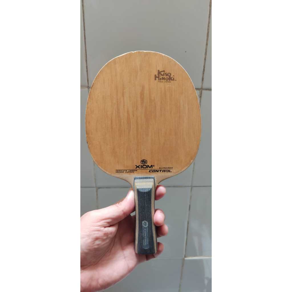 Kayu-Blade-Bat-Bet Pingpong-Tenis Meja XIOM CONTROL ALL+ ALLROUND Lama-Old Second - Bekas - harga ne