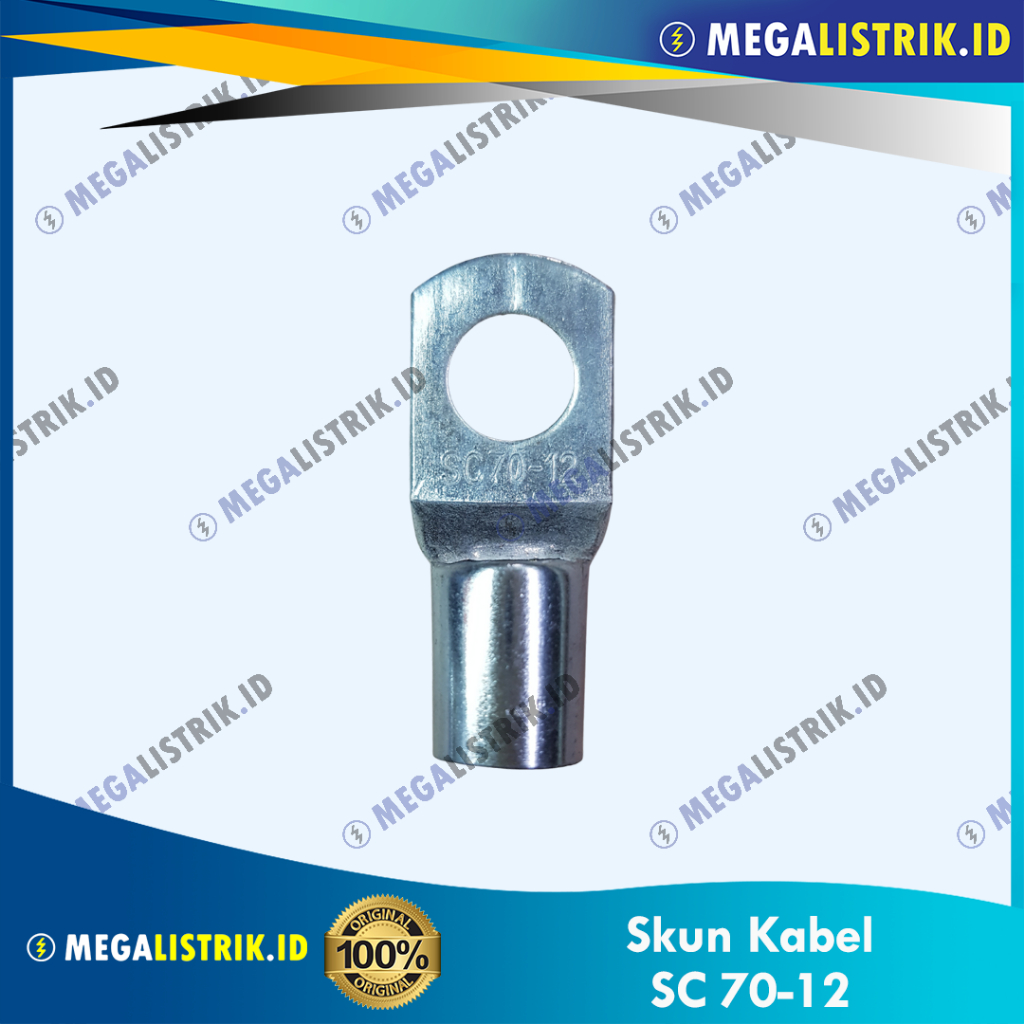SKUN KABEL SC-70-12 / SCUN SEPATU 70MM / CABLE LUG 70 MM / SC70 TEMBAGA SC-70-12