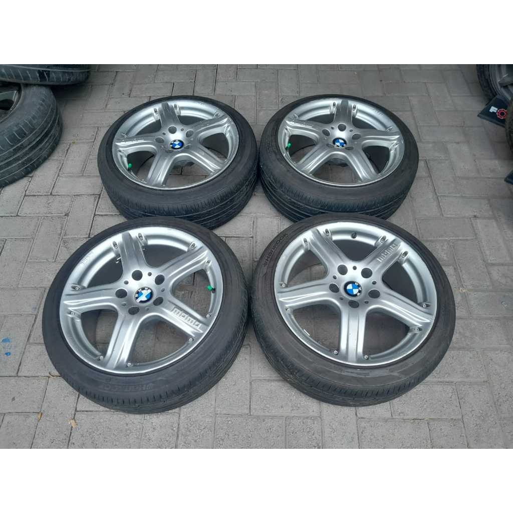VELG MOBIL ORI BMW MOMO ITALY R17x8 PCD 5x120 BAN HANKOOK 205/45R17