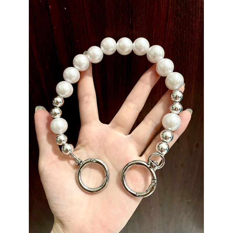 [CHELEEN] Tali Tas Selempang Mutiara Pearl Sling Strap Bag Sling Mutiara Tas Case HP