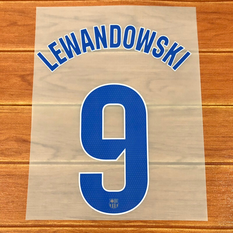 Nameset Original Barcelona Lewandowski for Jersey Away 2023/2024