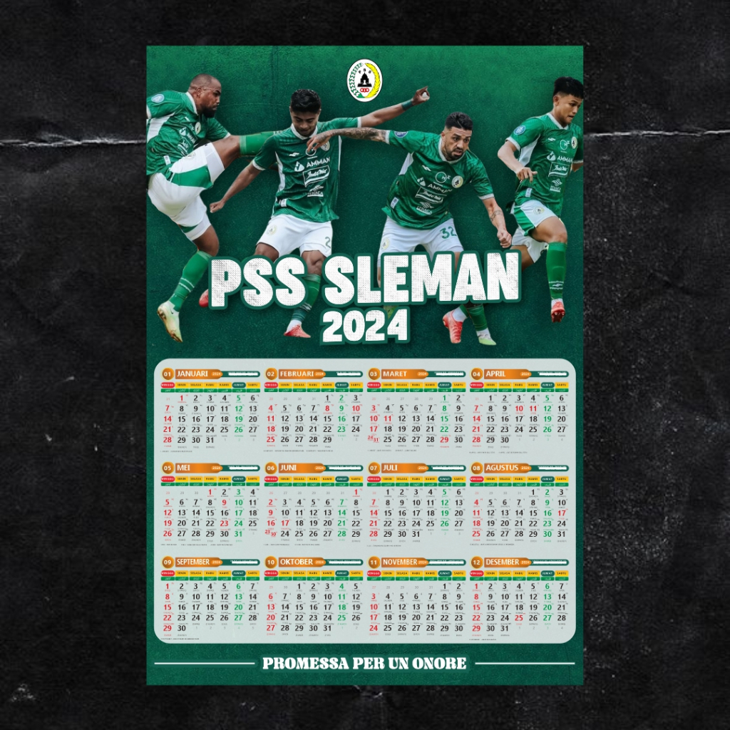 

Kalender 2024 PSS Sleman Kalender Custom Kalender Sepakbola Kalender PSS