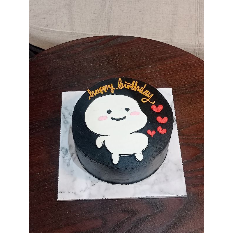 Korean cake custome karakter birthday cake ulang tahun cake premium
