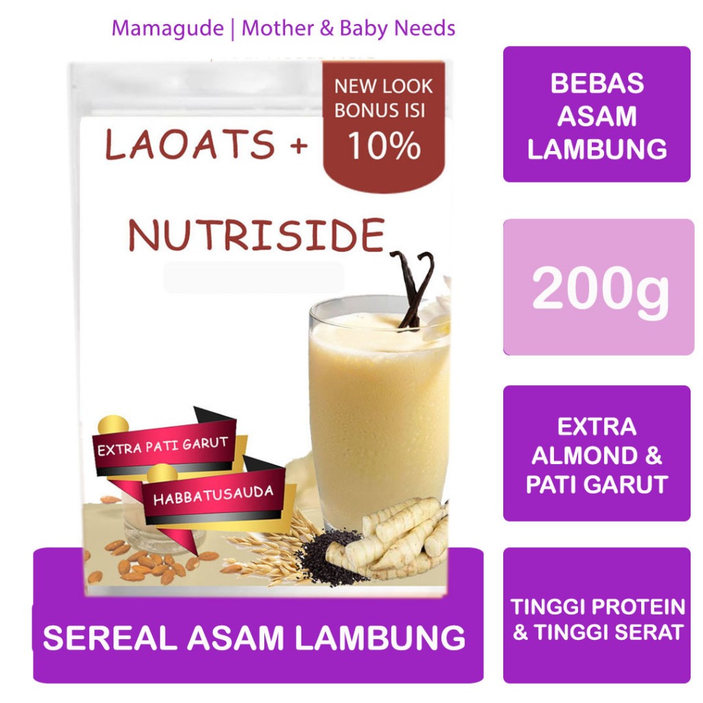 

Obat Herbal Asam Lambung Milk Laoats (200g)