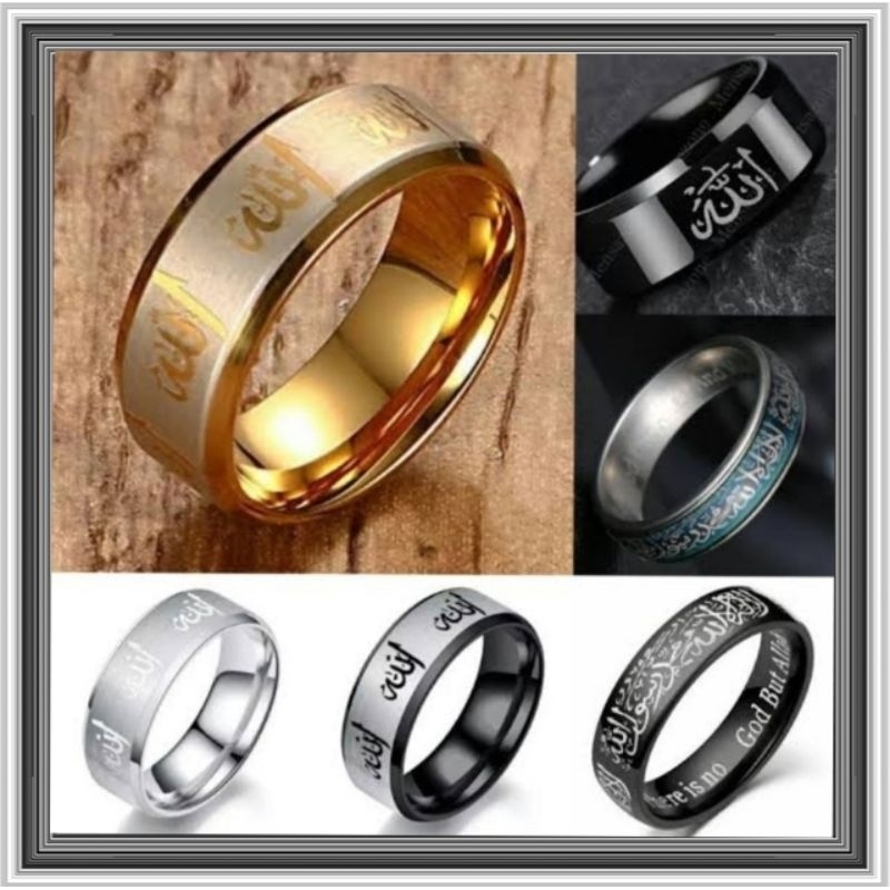 CINCIN TITANIUM LAFADZ ALLAH /TAUHID ISLAMI ANTIKARAT DAN ANTILUNTUR