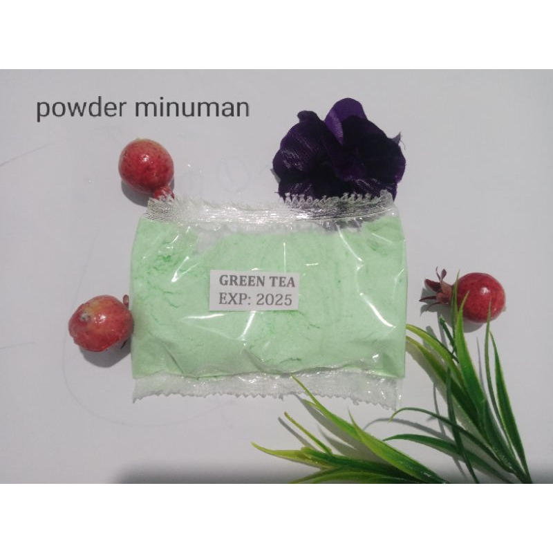 

powder/bubuk minuman Boba dan teh rasa kemasan 25grm(varian rasa coklat)