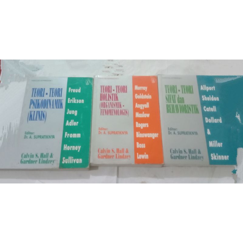 Buku Psikologi Kepribadian Volume 1 - 3 by Calvin S.Hall & Gardner Lindzey