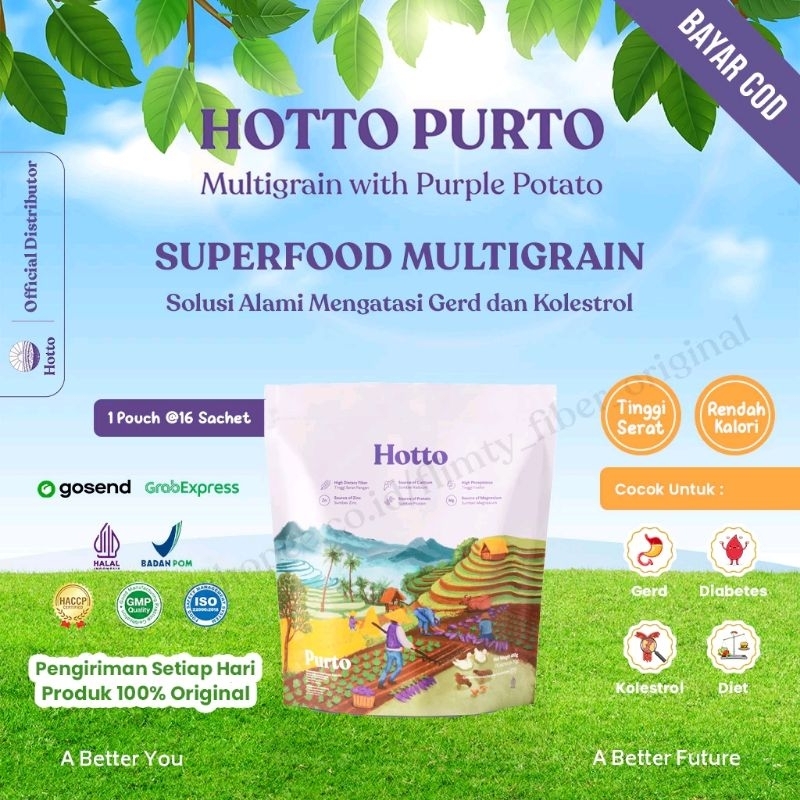 

Hotto Purto Multigrain With Purple Potatto Isi 16 Sachet