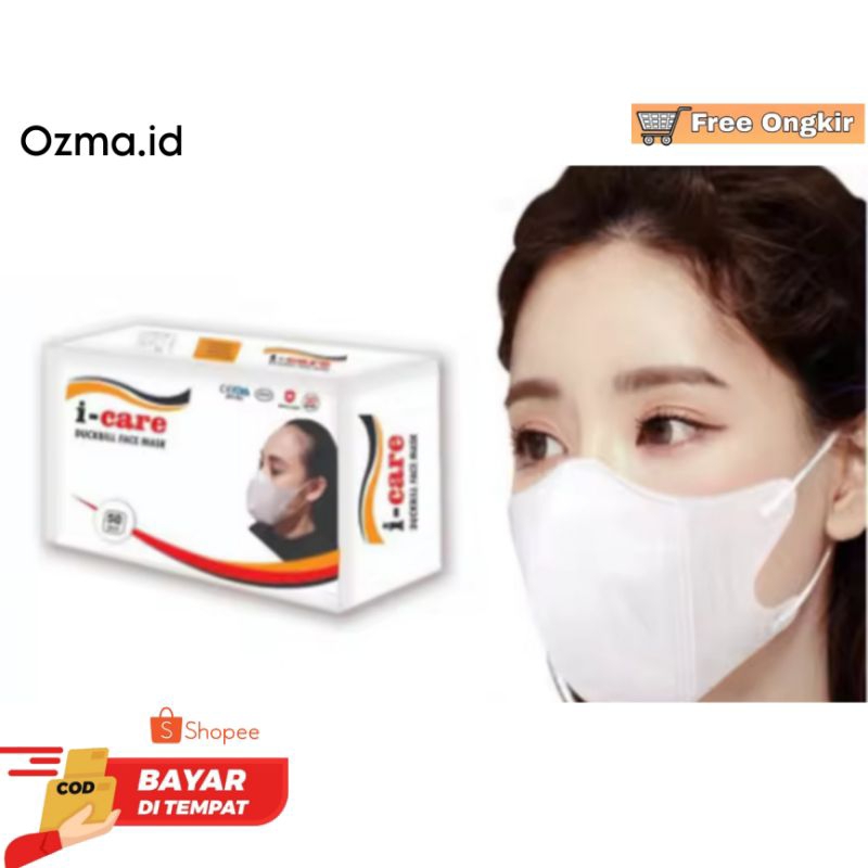 Masker Duckbill 3Ply 95% 3D Mask Satuan