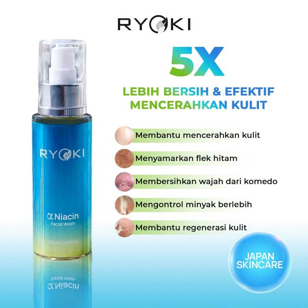 Ryoki Facial Wash Sabun Muka Ryoki