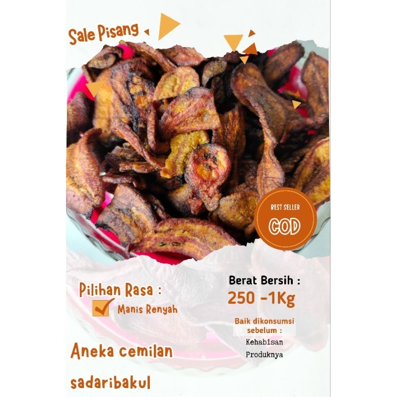 

PISANG SALE KERING MANIS |PISANG SALEH| KERIPIK |KERIPIK PISANG KILOAN | PISANG MADU