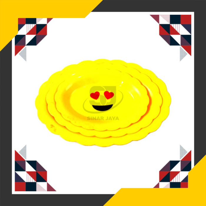 

Unik Piring Saji/Piring Makanan/Piring Plastik/Piring Pl oval Set Chiyou Berkualitas