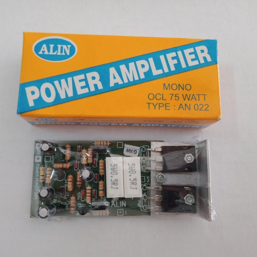 Kit Alin OCL Mono Power Amplifier 75 Watt