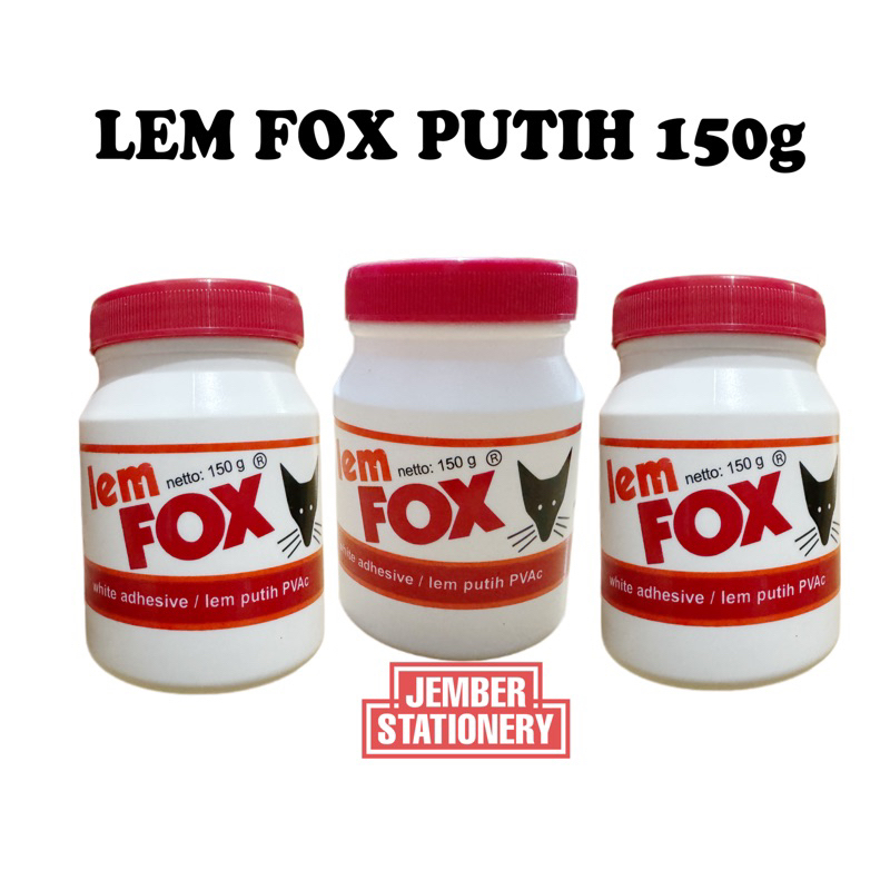 

Lem Fox Putih PVAC 150g