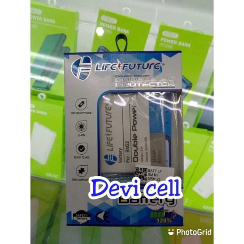 LF DOBEL POWER BATERAI XIAOMI MI5 BM22 / BATRE BATREI BATTRE BATERE BATTREY MI 5 BM 22 DOUBLE POWER