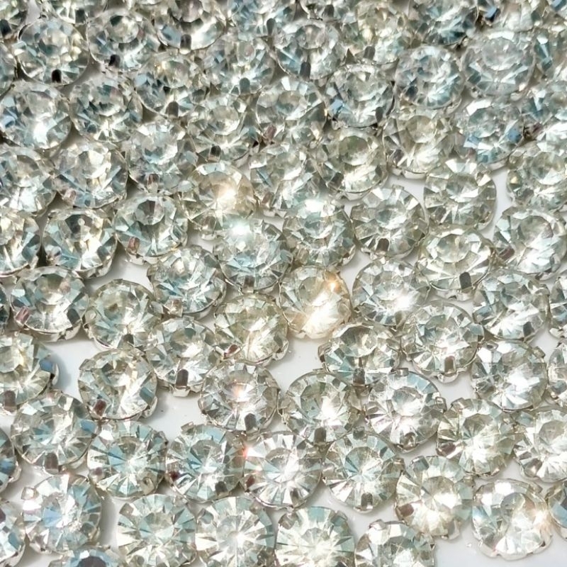 Payet kristal cangkang bening clear