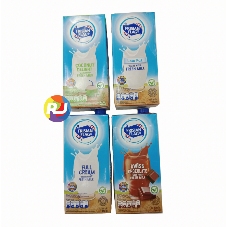 

Frisian Flag Susu UHT 946ml - Full Cream / Low Fat / Chocolate / Coconut