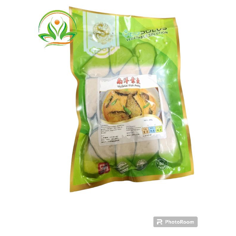 

veg solution gulai gish analog 450gr Vegetarian/ ikan gulai analog veegtarian