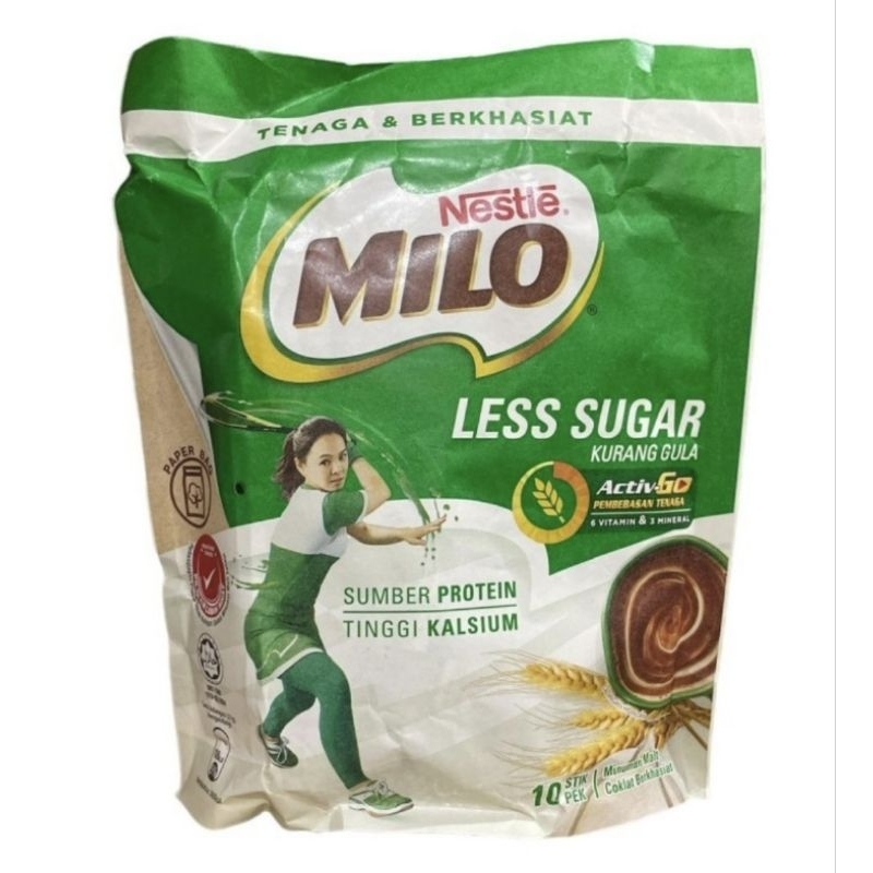 

Milo Less Sugar 25% / Milo Rendah Gula 25% / Milo Malaysia Less Sugar / Minuman Coklat Milo / MILO ACT-ELESS SWEET