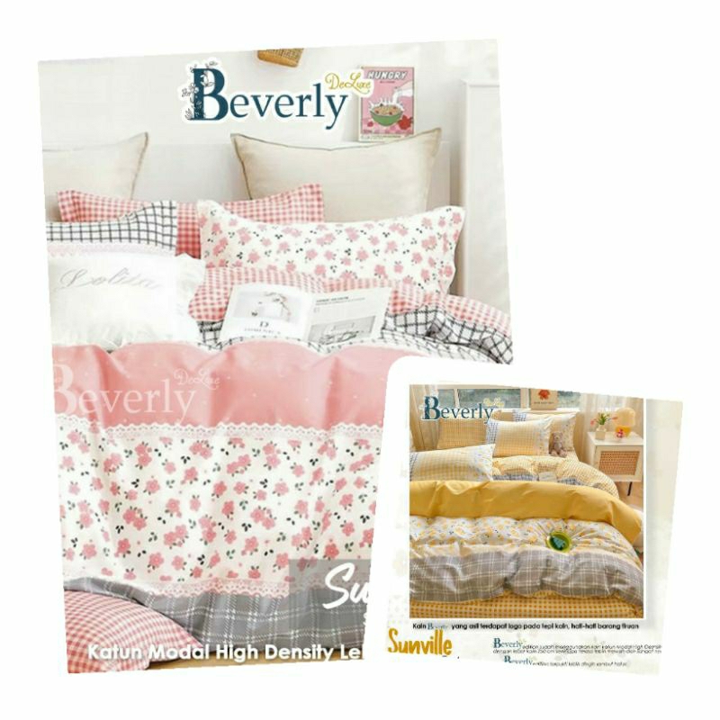 Sprei Katun Beverly motif Sunville