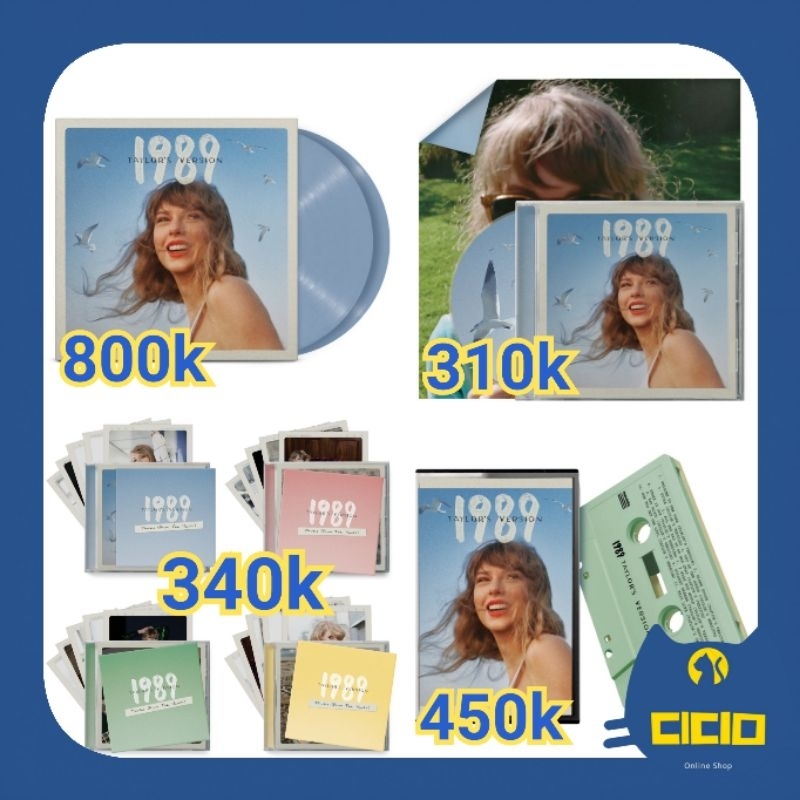 [PO] Taylor Swift • 1989 (Taylor's Version) CD Cassette Vinyl