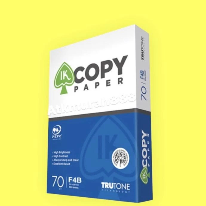 

Kertas HVS/Kertas Fotocopy F4 Folio 70gr IK Copy Paper