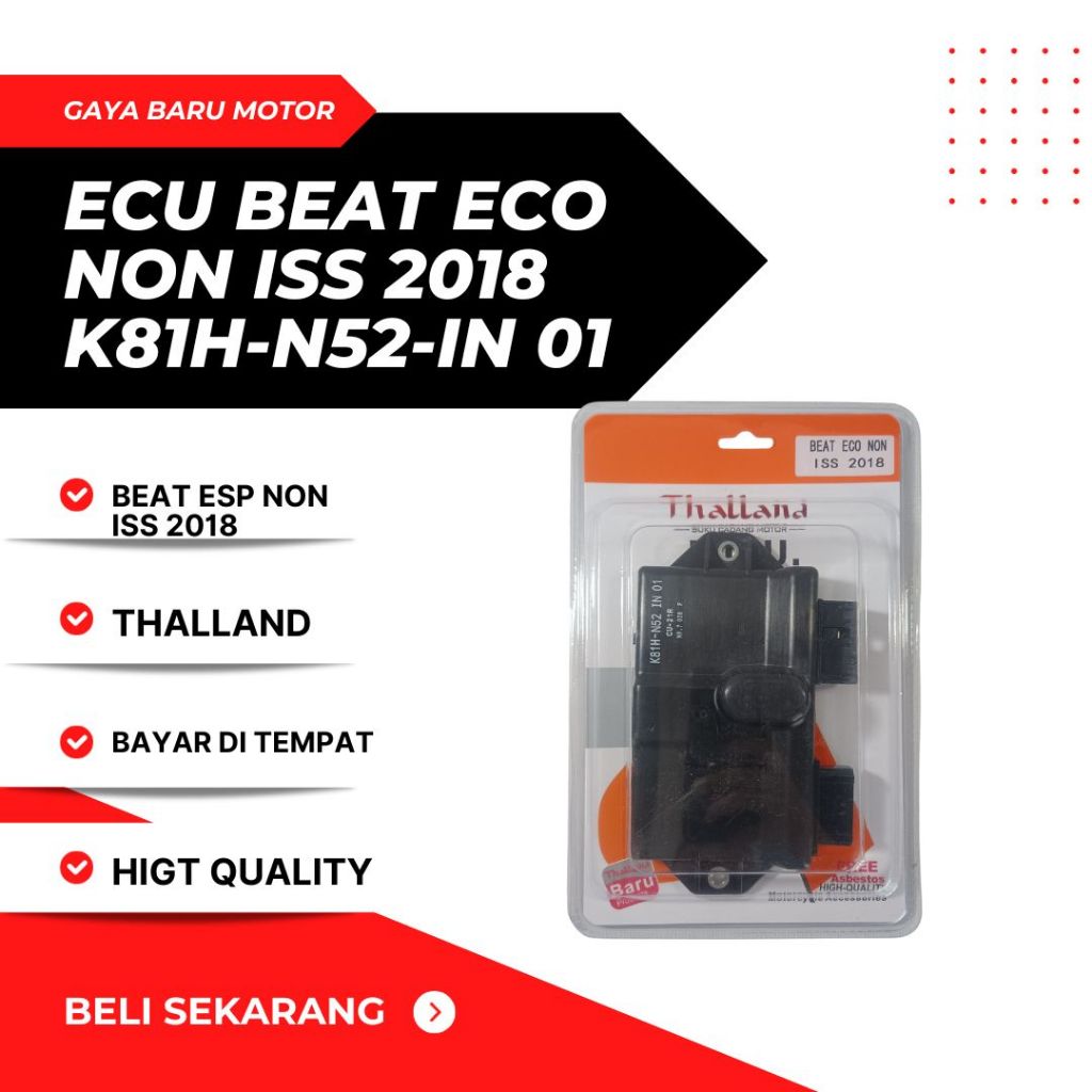 ECU BEAT FI ESP NON ISS 2018 KODE K81H-N52-IN 01 CU-21R N9.7-028-F