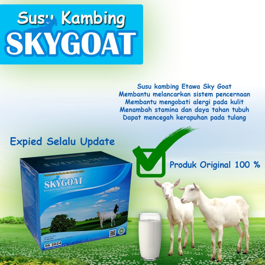 

SKY GOAT susu kambing ettawa UNTUK PARU PARU
