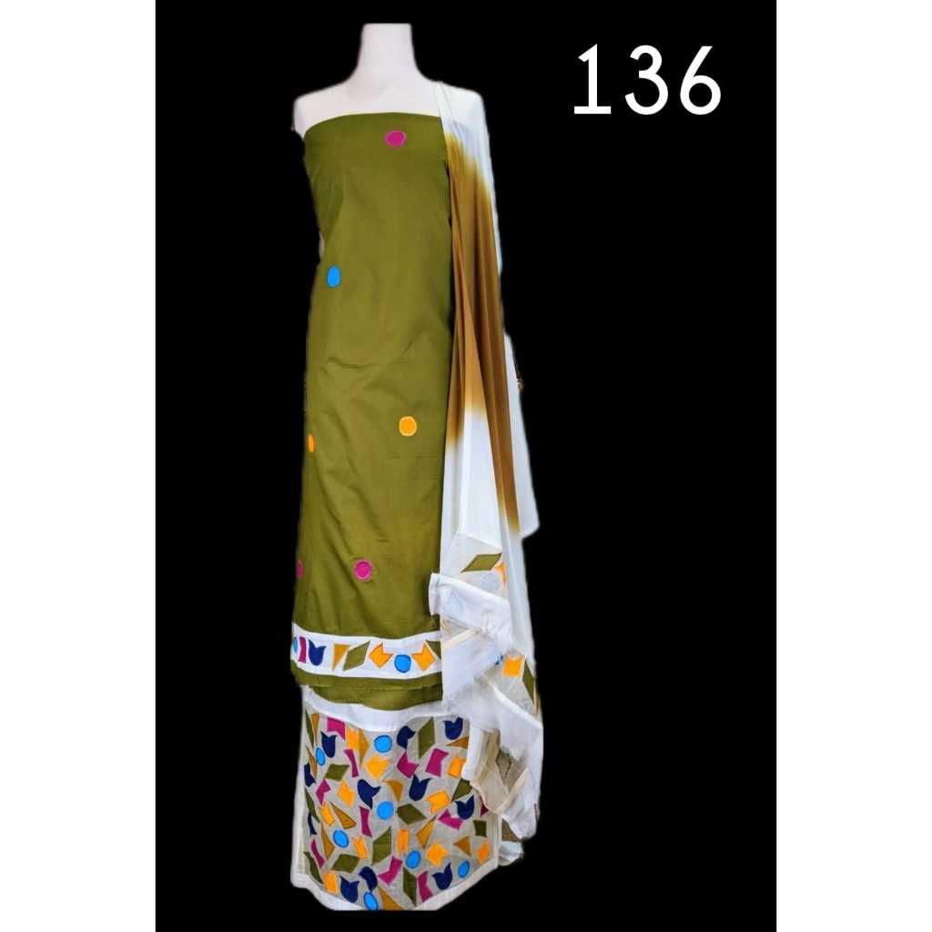 Kain sari meteran India / kain sari india murah / Baju India Wanita / Setelan India - 136