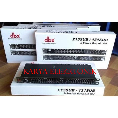 Equalizer DBX215SUB /131 Output Sub Grade A Dbx 215/131 SUB DUS PUTIH