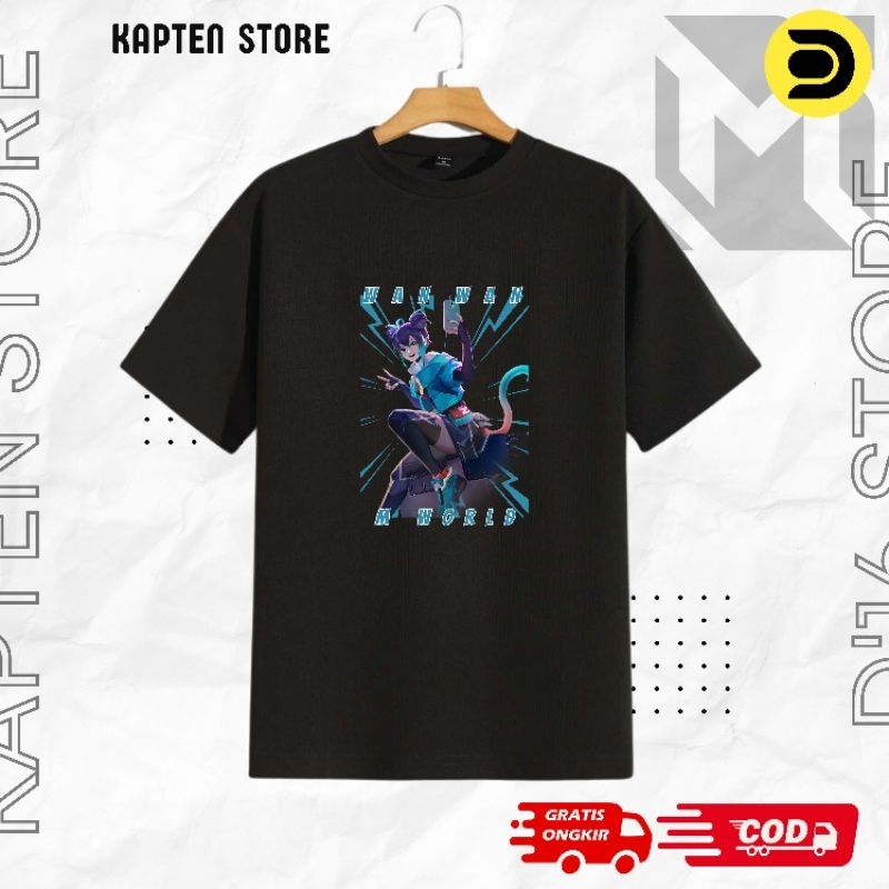 BAJU KAOS MOBILE LEGENDS HERO WANWAN, BAJU MOBILE LEGENDS, BAJU WANWAN MOBILE LEGENDS