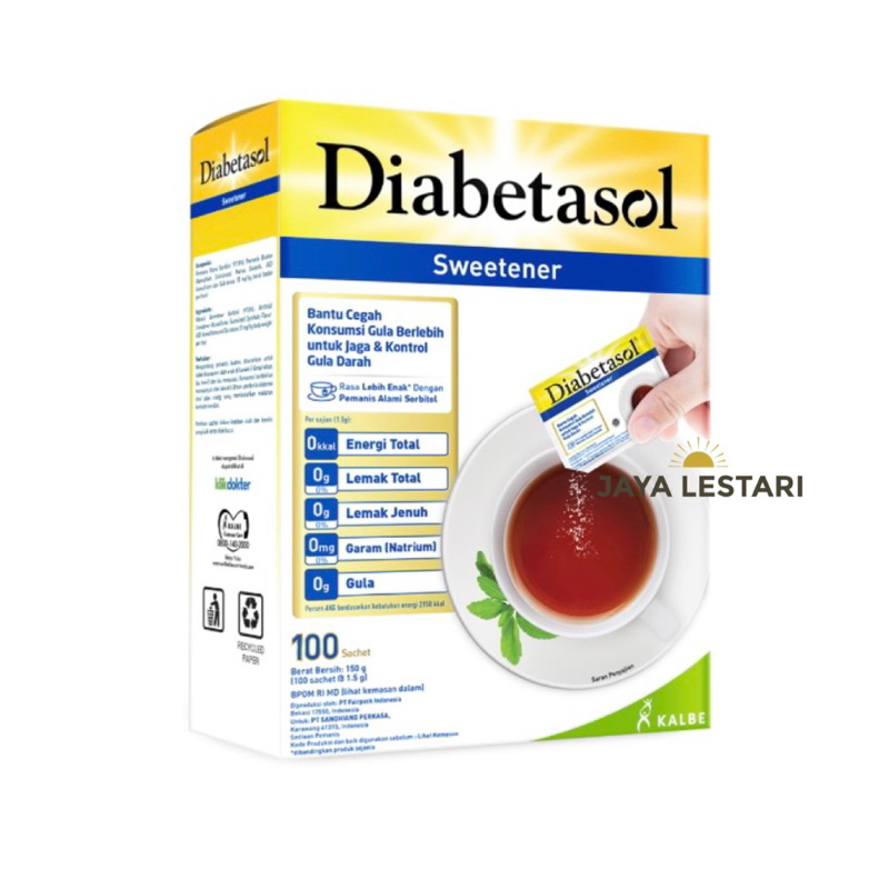 

Diabetasol Sweetener (3 Ukuran)