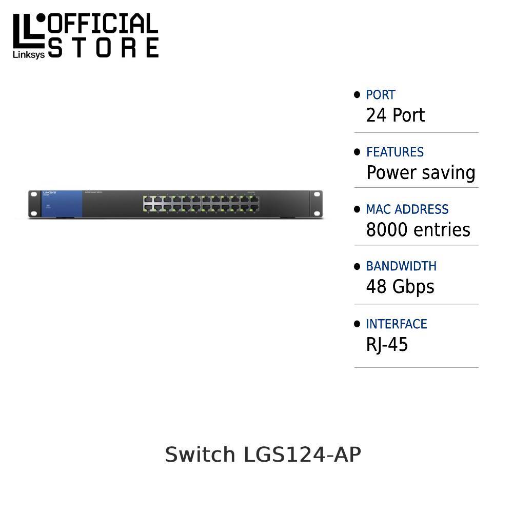 LINKSYS Switch LGS124-AP