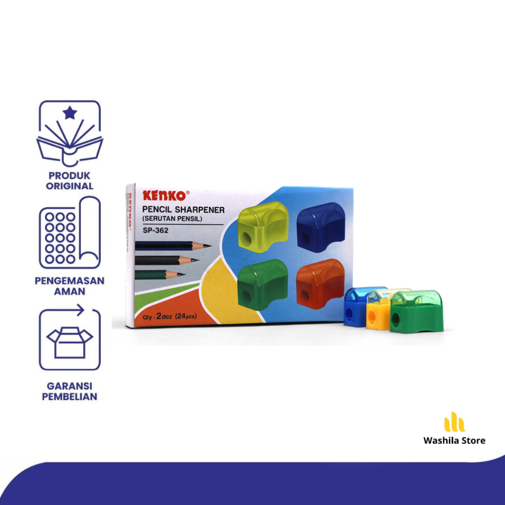 

Serutan Tangan Kenko SP-362 Rautan Pensil Bentuk Roti Kecil Pencil Sharpener [PER PCS]