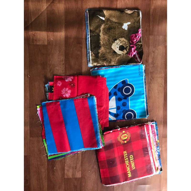 Kain perca/ sudut sprei/ sisa potongan sprei